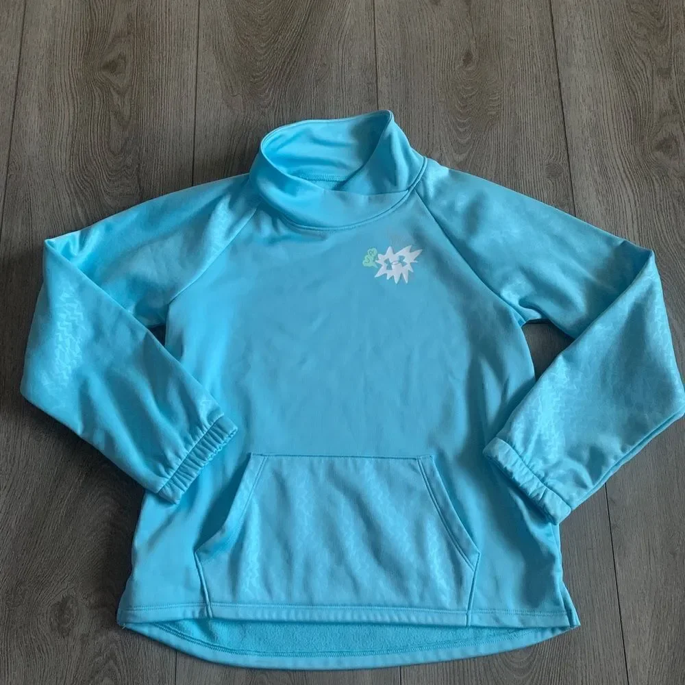 Under Armour girls sweater color baby blue. NWOT